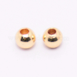 Brass Solid Beads&nbsp;KK-WH0035-17G-B01