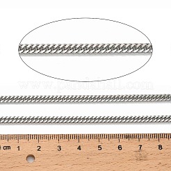 316 Surgical Stainless Steel Cuban Link Chains&nbsp;CHS-B010-01B-P