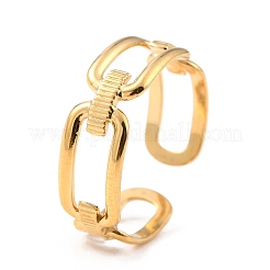 Ion Plating(IP) 304 Stainless Steel Finger Rings&nbsp;RJEW-L102-08G