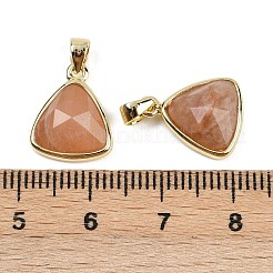 Natural Sunstone Pendants&nbsp;G-O176L-15G
