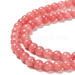 Natural Malaysia Jade Bead Strands&nbsp;G-M101-4mm-04