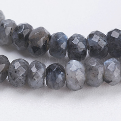 Natural Larvikite Beads Strands&nbsp;G-K255-19