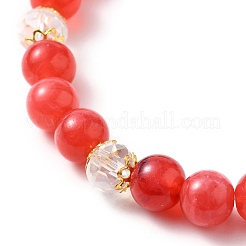 Multi-layered Stretch Beaded Bracelets Sets&nbsp;BJEW-JB05755-01
