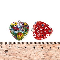 Millefiori Glass Pendants&nbsp;G23CD011