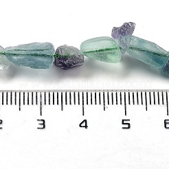 Raw Rough Natural Fluorite Beads Strands&nbsp;G-P528-B03-01