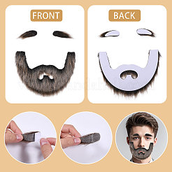 Cloth Artificial Eyebrow & Mustaches&nbsp;DIY-WH0591-240A