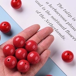 Opaque Acrylic Beads&nbsp;X-MACR-S370-C20mm-A14