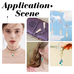 100Pcs Faux Suede Tassel Pendant Decorations&nbsp;FIND-SC0002-29D