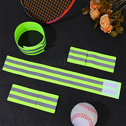4Pcs Polyester Reflect Light Wristbands&nbsp;AJEW-CN0005-23B