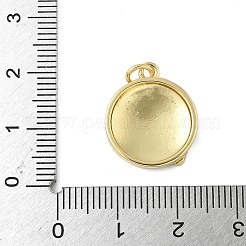 Brass Enamel Pendants&nbsp;KK-C110-13B-G
