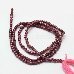 Natural Garnet Beads Strands&nbsp;X-G-N0213-04-2mm