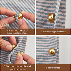 30Pcs ABS Imitation Pearl Brooches&nbsp;JEWB-GF0011-53A