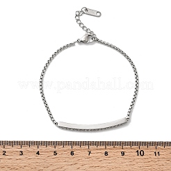 304 Stainless Steel Rhinestone Link Bracelets&nbsp;BJEW-P369-01P