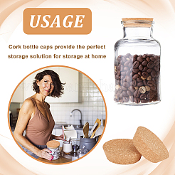Cork Bottle Stoppers&nbsp;FIND-WH0033-45B
