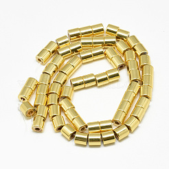 Electroplate Non-magnetic Synthetic Hematite Beads Strands&nbsp;G-Q465-35G