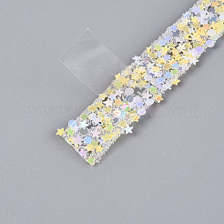 Star & Flat Round Self Adhesive Resin Tape&nbsp;DIY-N008-01