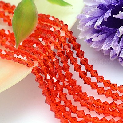 Faceted Imitation Austrian Crystal Bead Strands&nbsp;G-M180-6mm-06A-1