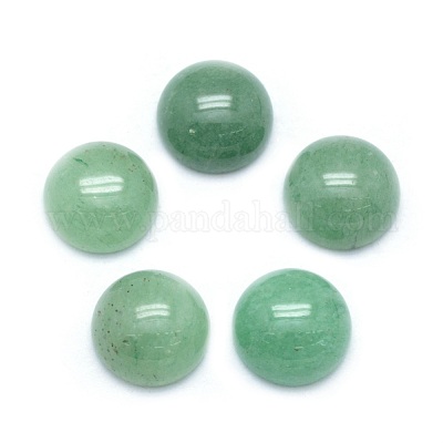 Natural Green Aventurine Cabochons&nbsp;G-P393-R15-10mm-1