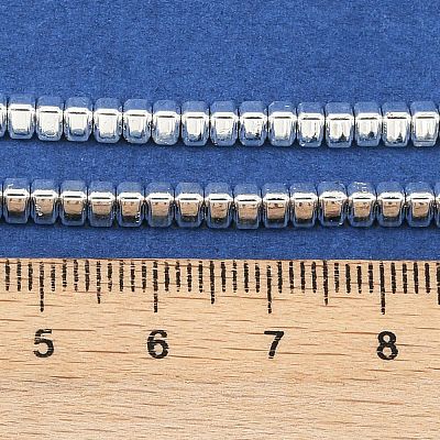 Electroplated Synthetic Non-Magnetic Hematite Beads Strands&nbsp;G-U003-03-1