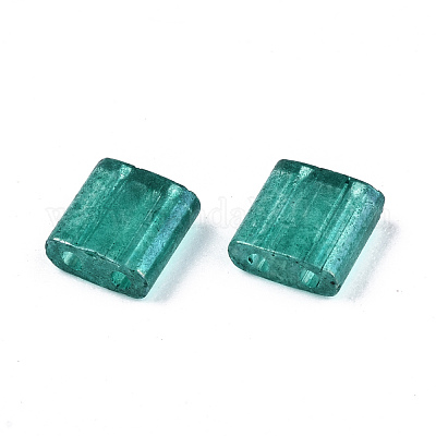 FGB 2-Hole Baking Paint Glass Seed Beads&nbsp;SEED-S031-L-ST108A-1