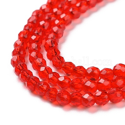Transparent Glass Beads Strands&nbsp;GLAA-H021-04-25-1