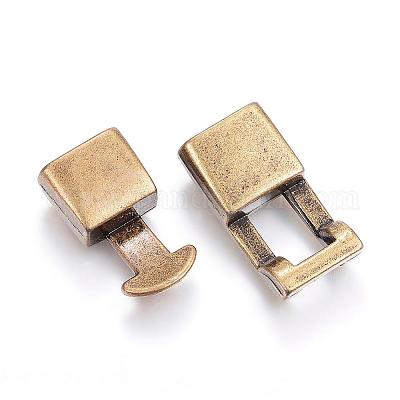 Alloy Snap Lock Clasps&nbsp;PALLOY-P128-06-1