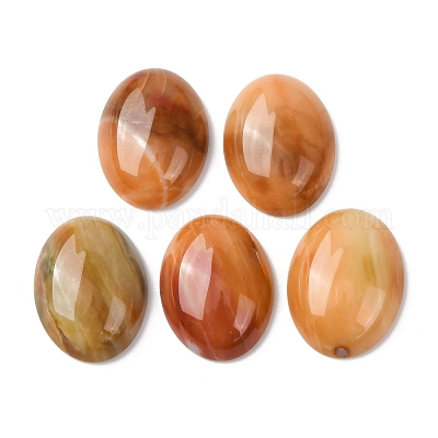 Natural Multi-Color Agate Cabochons&nbsp;G-B080-01A-16A-1