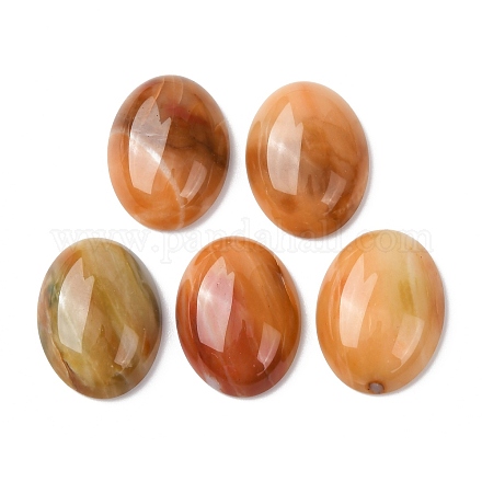 Natural Multi-Color Agate Cabochons&nbsp;G-B080-01A-16A-1