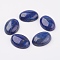 Natural Lapis Lazuli Flat Back Cabochons, Dyed, Oval, 30x22x7~8mm