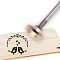 Stamping Embossing Soldering Brass with Stamp, for Cake/Wood, Bird Pattern, 30mm