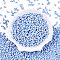 Opaque Acrylic Beads, Peanut, Cornflower Blue, 6.5x4x3mm, Hole: 1.5mm, about 9998pcs/500g