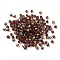 Transparent Glass Beads, Faceted, Bicone, Coconut Brown, 3.5x3.5x3mm, Hole: 0.8mm, 720pcs/bag.