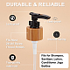 Plastic & Bamboo Pump Bottle Replacement Top&nbsp;MRMJ-WH0087-12A-4