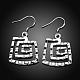 Screw Shape Brass Dangle Earrings&nbsp;EJEW-BB11986-2