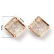 Embossed Glass Rhinestone Pendants&nbsp;GLAA-J101-03A-001GS-3