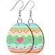 Printed Easter Acrylic Dangle Earrings&nbsp;FS-WG616F7-12-1