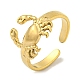 304 Stainless Steel Open Cuff Ring&nbsp;RJEW-C067-09G-1