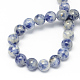 Natural Blue Spot Jasper Bead Strands&nbsp;G-R193-15-4mm-2