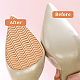 Rubber Self-adhesive Anti-Slip Shoe Bottom Pads&nbsp;FIND-WH0128-36B-4