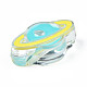 Transparent Acrylic Enamel Beads&nbsp;OACR-N130-022-4