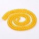 Baking Paint Transparent Glass Bead Strands&nbsp;X-GLAA-S031-6mm-11-2