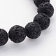 Natural Lava Rock Beads Strands&nbsp;X-G434-1B-1