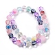 Transparent Glass Beads Strands&nbsp;GLAA-F114-02B-3