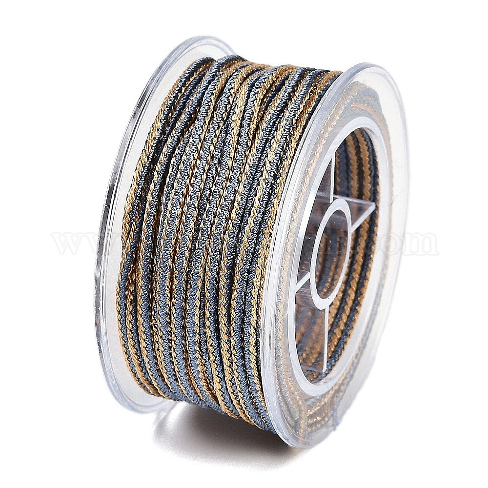 Round Rubber Thread Wholesale 10 Yards Round Braided Nylon Threads - Pandahall.com