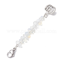 Halloween Pumpkin Alloy Pendant Decorations&nbsp;HJEW-JM02073-04