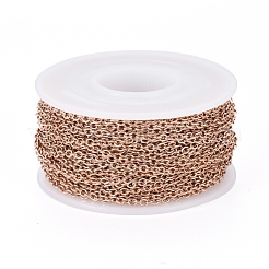 Ion Plating(IP) 304 Stainless Steel Cable Chains&nbsp;CHS-H009-27RG