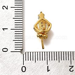Rack Plating Brass Pendants&nbsp;KK-M313-09G-02