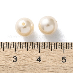 Plastic Imitation Pearl Beads&nbsp;FIND-M059-01C-07