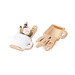 Alloy Enamel Pendants&nbsp;FIND-O003-02C-KCG