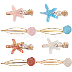 4 Bags 4 Colors Snap Hair Clips&nbsp;PHAR-CY0001-03